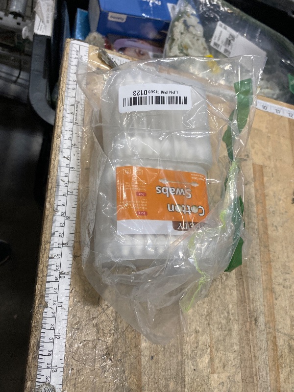 Photo 1 of 2 Packs 160pcs Safety Cotton Swabs with Large Tip, Baby Cotton Buds