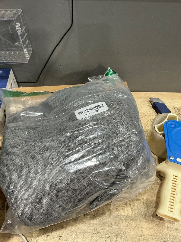 Photo 1 of maxmill Flaxy Faux Linen Table Cloth with 2-Tone Slubby Texture Wrinkle Resistant Anti-Shrink Soft Tablecloth for Kitchen Dining Tabletop for Banquet Parties Rectangle 60 x 140 Inch Charcoal