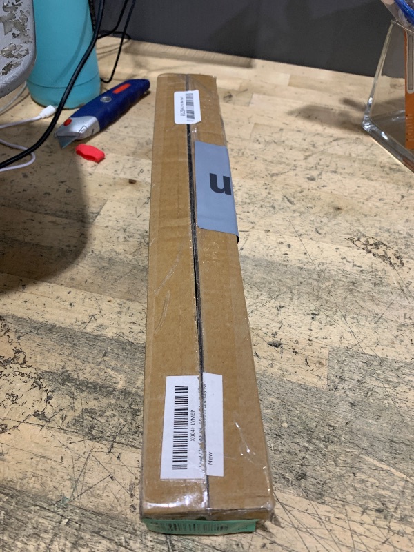 Photo 1 of ****MAIN BAR HAS ISSUES EXTENDED**** Oval Closet Rod for Hanging Clothes Adjustable Closet Rods 18 to 52 Inch Heavy Duty Black Poles Bar Closet Rod Expandable for Wardrobes Laundry RV