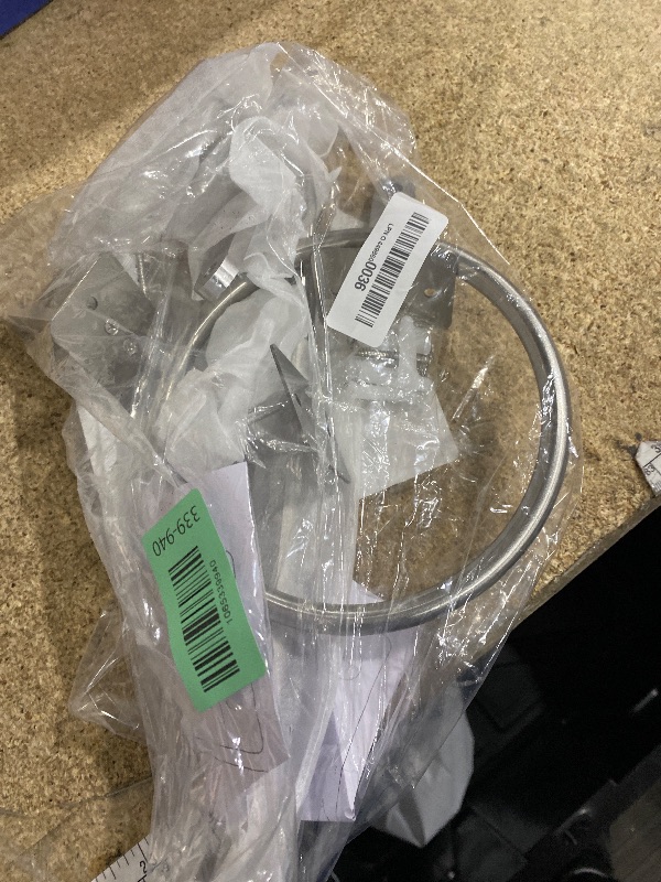 View 2 of *** FOR PARTS ONLY*** Brushed Nickel Bathroom Accessories Set, KLJKPA 4 Pieces Bathroom Hardware Set, 24 inch Towel Bar, Towel Racks for Bathroom, Robe Towel Hooks, Toilet Paper Holder Wall Mounted