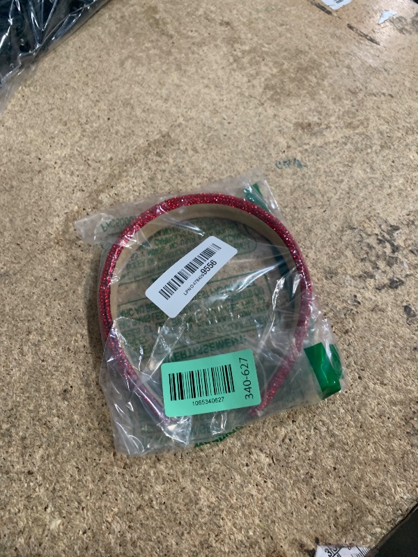 Photo 1 of **GREEN TAG INCORRECT PHOTO FOR ITEM REFERNCE*** AHONEY Red Rhinestone Headband for Women Girls, Hair Bling Crystal Glitter Sparkly Padded Fancy Jeweled Embellished Disco Christmas Headpiece Cute Hair Accessories