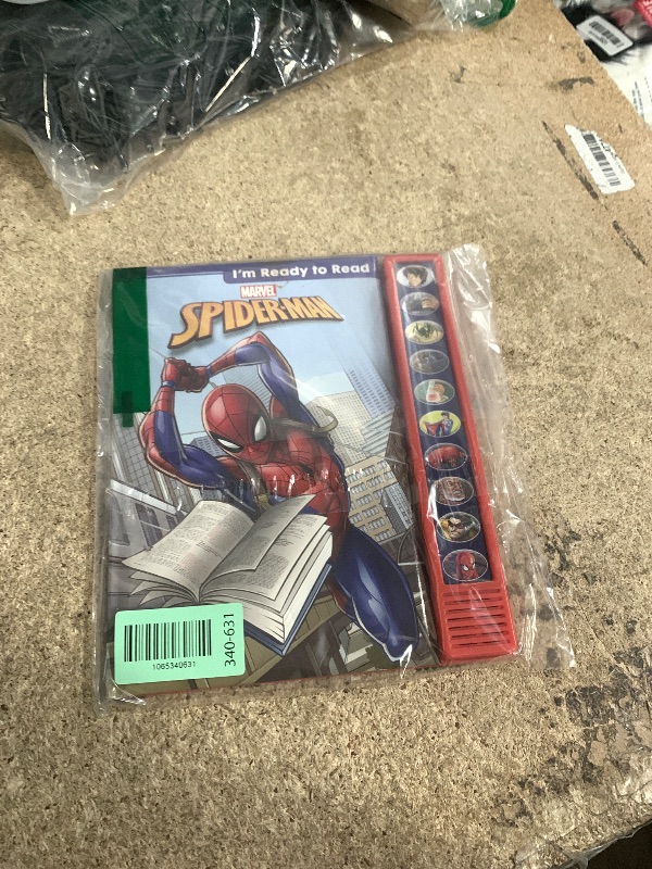 Photo 1 of "I'm ready to read" Spider-Man book 