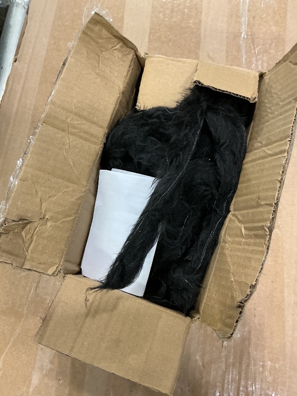 Photo 1 of [Up and Down Automatically & Sound Activated ] 24'' Halloween Giant Spider with Red LED Eyes Scary Sound Halloween Animatronics Decorations for Indoor Outdoor Yard Haunted House Party Porch