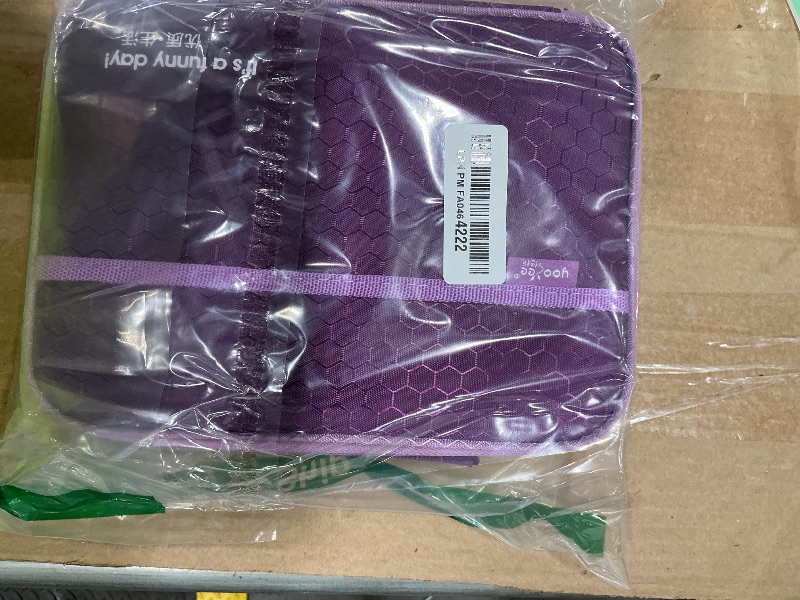 Photo 1 of **MINOR DAMAGE - USED**
DaCool Stainless Steel Kids Bento Lunch Box Leak Proof BPA-Free School Lunch Container 5-Compartment with Lunch Bag and Fork for Toddler Child Adult, Food Snack Container for Picnic Outdoors,Purple