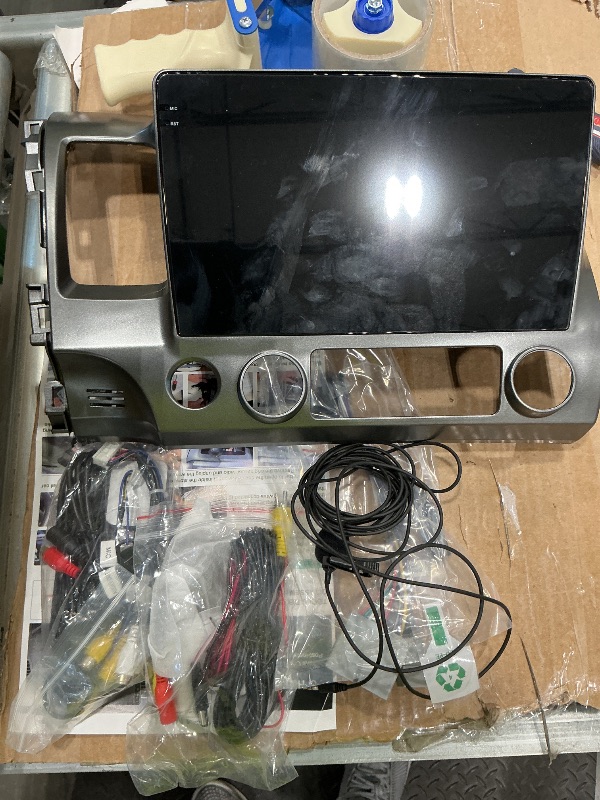 Photo 1 of [4+128G] Android 15 Car Radio Stereo for Honda Civic 2006-2011 with Wireless CarPlay & Android Auto, 10.1 Inch in-Cell Screen Car Auido with AHD Backup Camera GPS WiFi FM RDS Radio EQ SWC