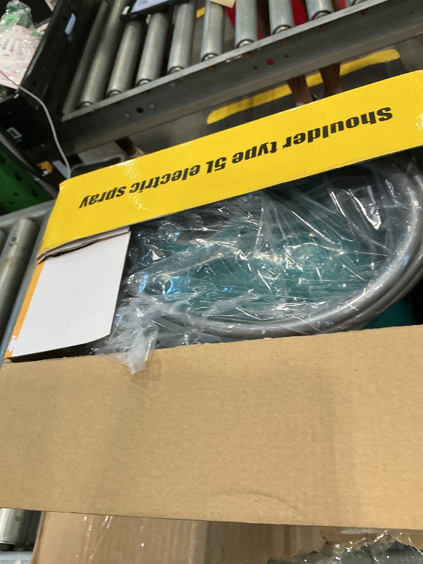 Photo 1 of *Missing items/ ONNECTION SCREW-CAP MISSING* SideKing 1.35 Gallon/5L Battery Powered Electric Sprayer with USB Rechargeable Handle, Portable Garden Sprayer with 23.6" Telescopic Wand, 3 Mist Nozzles and Adjustable Shoulder Strap