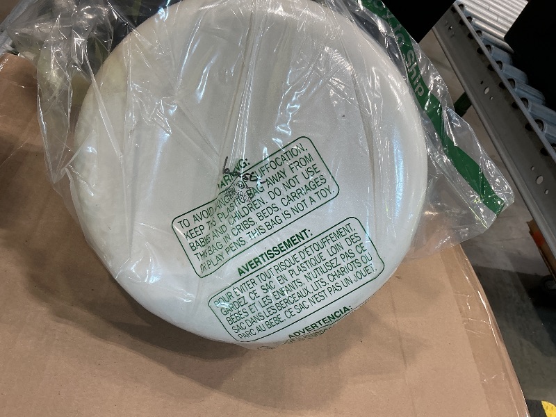 Photo 1 of ?CAROTE 10" Stainless Steel Frying Pan with Lid, Outer Ceramic Layer, Non-Toxic, Even Heating?Oven Safe, Induction, Ceramic and Gas Cooktops Compatible, White