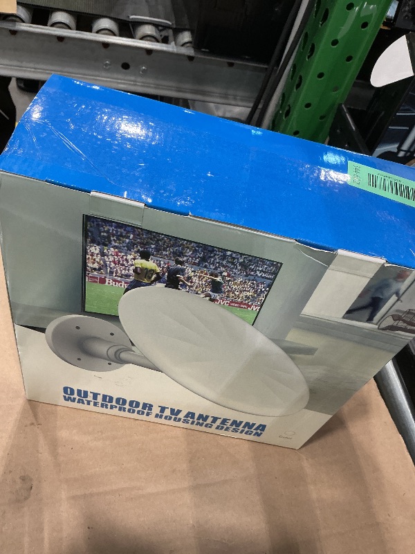 Photo 1 of *MISSING PARTS UNKNOWN*
TV Antenna Outdoor with Signal Amplifier – Long Range Reception for Free Local Channels – Outdoor Antenna for Smart TV – Supports 8K 4K 1080P HDTV with 33ft Coaxial Cable (White)