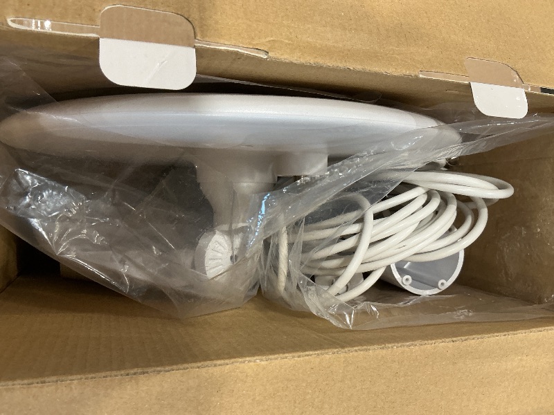 Photo 1 of *MISSING PARTS UNKNOWN*
TV Antenna Outdoor with Signal Amplifier – Long Range Reception for Free Local Channels – Outdoor Antenna for Smart TV – Supports 8K 4K 1080P HDTV with 33ft Coaxial Cable (White)