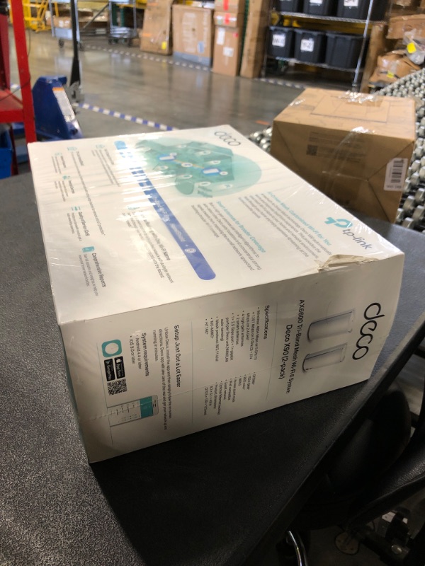 Photo 1 of ** FACTORY SEALED**
TP-Link AX6600 Deco Tri-Band WiFi 6 Mesh System(Deco X90) - Covers up to 6000 Sq.Ft, Replaces Routers and Extenders, AI-Driven and Smart Antennas, 2-Pack