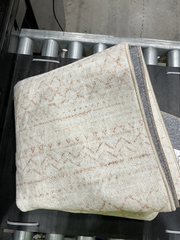 Photo 1 of ***READ CLERK NOTES*** Area Rugs for Living Room, Washable Vintage Boho Medallion Rug Soft Non Slip Large Area Rug Stain Resistant Indoor Retro Carpet for Bedroom Nursery Kids Dining Room Home Office(Beige)