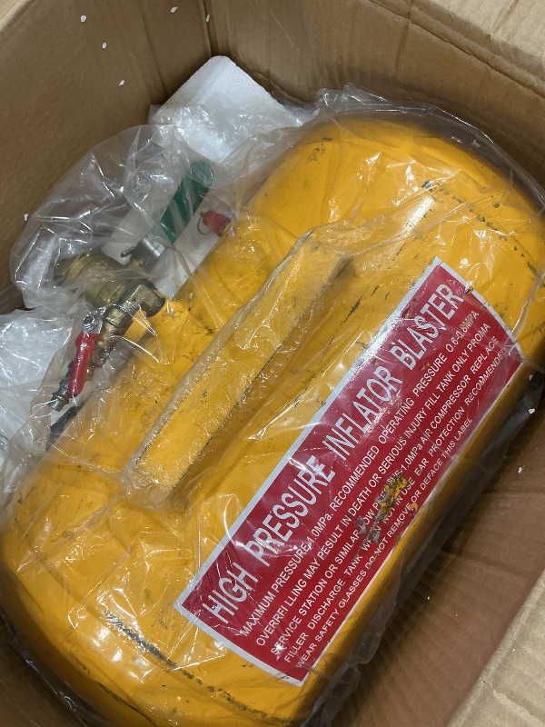 Photo 1 of ***Broken valve*** BLACKHORSE-RACING 5 Gallon Air Tire Bead Seater - 145PSI Blaster Tool Seating Inflator w/Gauge Car Truck ATV Tank Heavy Duty