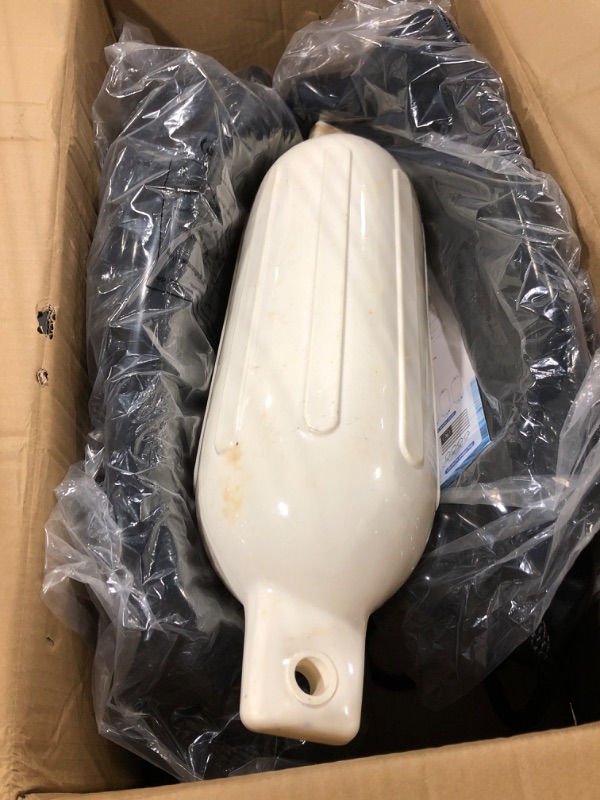 Photo 1 of ** MISSING ONE BOAT FENDER**
Extreme Max 3006.7515 BoatTector Inflatable Fender Value 2-Pack - 8.5" x 27", Black