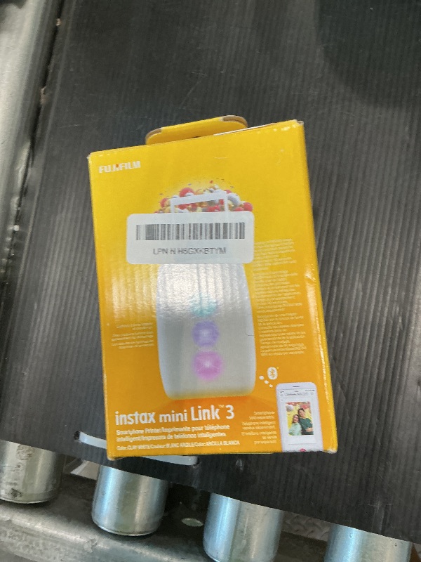 Photo 1 of ***READ CLERK NOTES*** Fujifilm Instax Mini Link 3 Smartphone Printer - Clay White