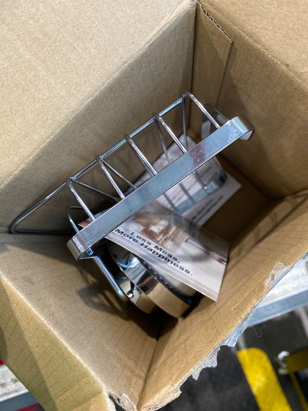 Photo 1 of *MINOR DAMAGE - USED*
LEVERLOC Soap Dish, Soap Bar Holder for Shower Suction Cup Wall Mounted, Stainless Steel No-Drilling Removable Waterproof Sponge Holder for Bathroom Bathtub Kitchen Sink, Keep Dry, Silver