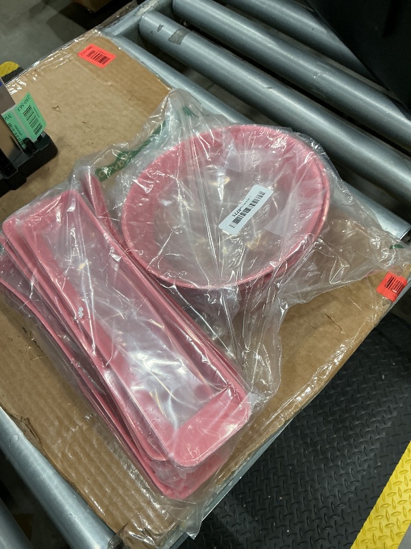 View 2 of ***missing parts***Barong for Jeep Wrangler JL JLU 2018-2025 Accessories Exterior Decoration Door Hinge Handle Engine Hood Hinge Hood Latch Wheel Eyebrow Side Air Outlet Rear Window Hinge Cover 26PCS Full Set (Pink)