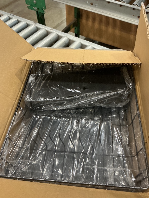 Photo 1 of ***see clerk notes*** GSlife Expandable Dish Drying Rack - Large Dish Racks for Kitchen Counter with Pan Slot, Anti-Rust Sink Dish Drainer with Drainboard and Utensil Holder, 18.7"-25.2" L x 12.6" W, Black