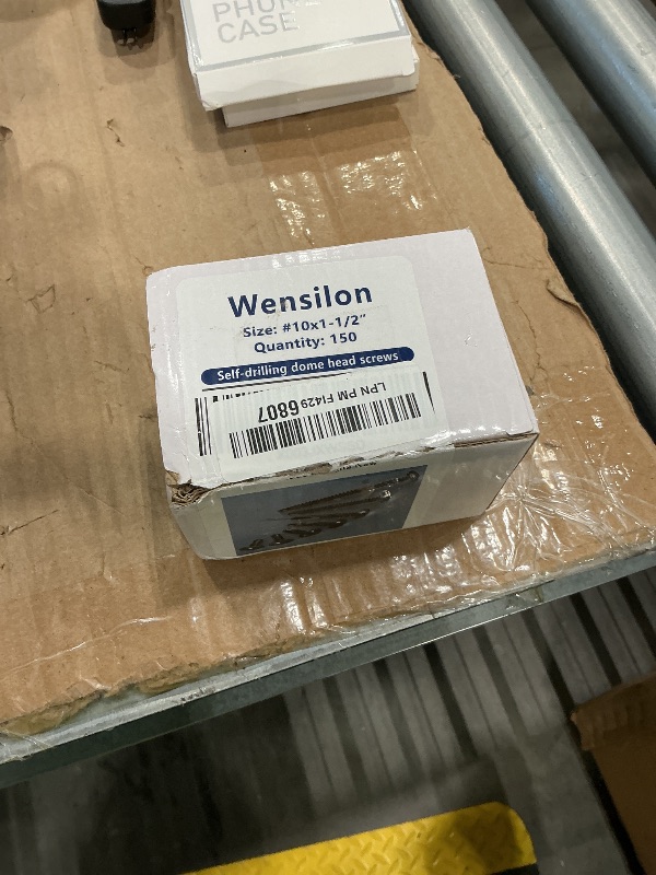 Photo 1 of (150 pcs) Wensilon #10×1-1/2” for Sheet Metal Self-Tapping Screws 410 Black Stainless Steel Truss Head High-Strength Quick Tapping