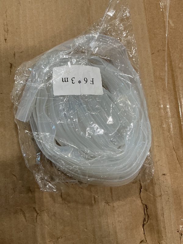 Photo 1 of 10 Ft ( Feet ) Glass Shower Door Seal Strip, Frameless Weatherproof Shower Door Seal Strip Silicone Rubber Sweep for 1/4 inch Glass , Clear (1/4 inch(6mm), F-Type)