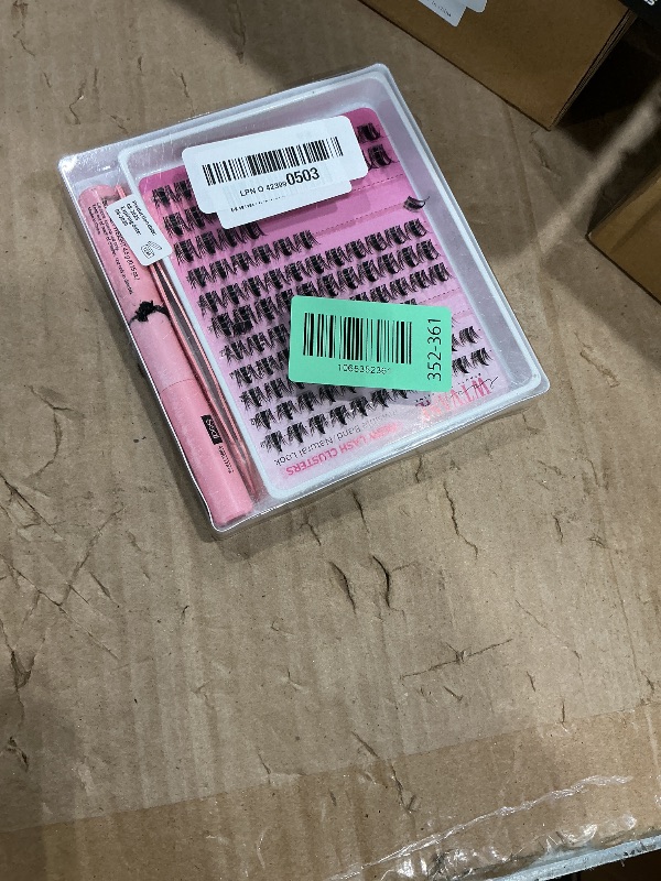 Photo 1 of **MISSING PIECES**
Wtvane Lash Clusters Kit Wispy Eyelash Clusters Kit Manga Lash Clusters with Spikes Fairy Eyelash Clusters Extensions Natural False Lashes Invisible Band Individual Lashes Extension Kit with Lash Glue