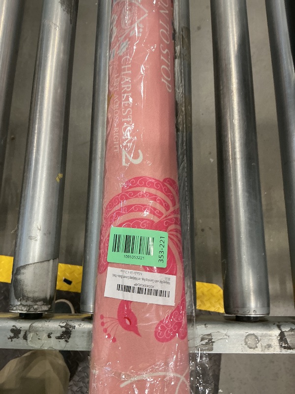 Photo 1 of ***MISSING CASE*** Jibloo Mahjong Mat for Table, 31.5" x 31.5" Non-Slip American Mahjong Mat, Pink Neoprene Mat for Mahjong Lovers (Boho-Pink)