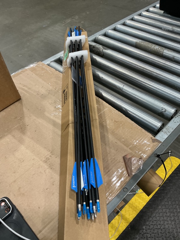 Photo 1 of 
Archery 28" Fiberglass Archery Target Practice Arrows, for Children, Woman or Beginner, for Recuve Bow(Pack of 12)