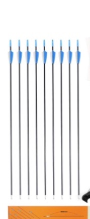 Photo 1 of 
Archery 28" Fiberglass Archery Target Practice Arrows, for Children, Woman or Beginner, for Recuve Bow(Pack of 12)