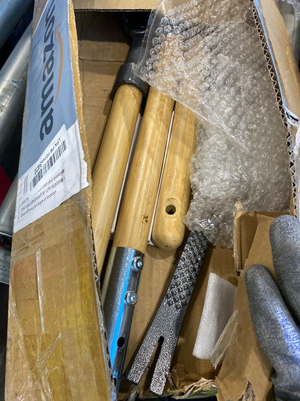 Photo 1 of ***MAJOR DAMAGE*** Bellajoyz  Puller, Stand Up Weed Puller Tool with Long Handle & 4-Claw Steel Head, 3-Sectioal Pole Design, Garden Hand Weeding Tool - Easily Remove Weeds Without Bending, Pulling,or Kneeling