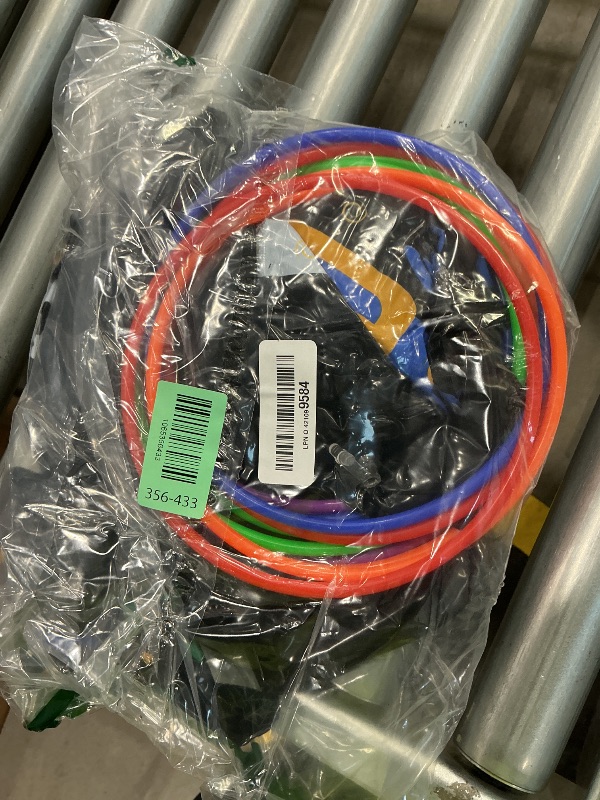 Photo 1 of **UNKNOWN MISSING PIECES**Halloween Ring Toss Game Set - Inflatable Witch Hat With 10 Plastic Rings and Air Pump - Fun Family Party Game and Decoration