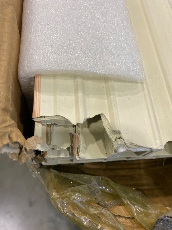 Photo 1 of ***MINOR DAMAGE*** ***READ CLERK NOTES*** WPC Wood Slat Wall Panels, 8 Pack 95” x 6” Accent Slat Wood Slats for Wall and Ceilings, Acoustic Panels for Interior Wall Modern Décor, Oak