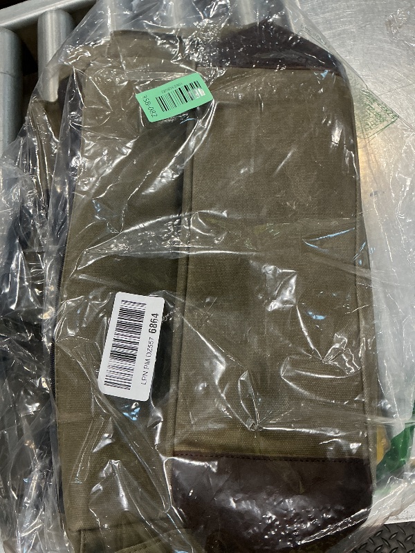 Photo 1 of [Upgraded] Vintage Messenger Bag, 15.6 Inch Laptop Crossbody Shoulder Bags, Heavy Water-resistant Canvas Satchel for Men