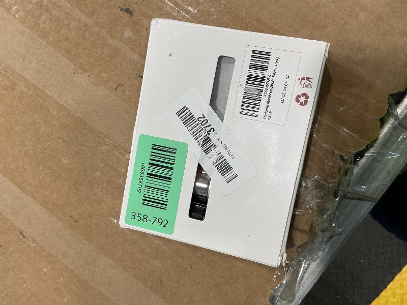 Photo 1 of *Untested*
LISAPACK 8ML Atomizer Perfume Spray Bottle for Travel (3 PCS) Empty Cologne Dispenser, Portable Sprayer for Men and Women (Black, Silver, Pink)