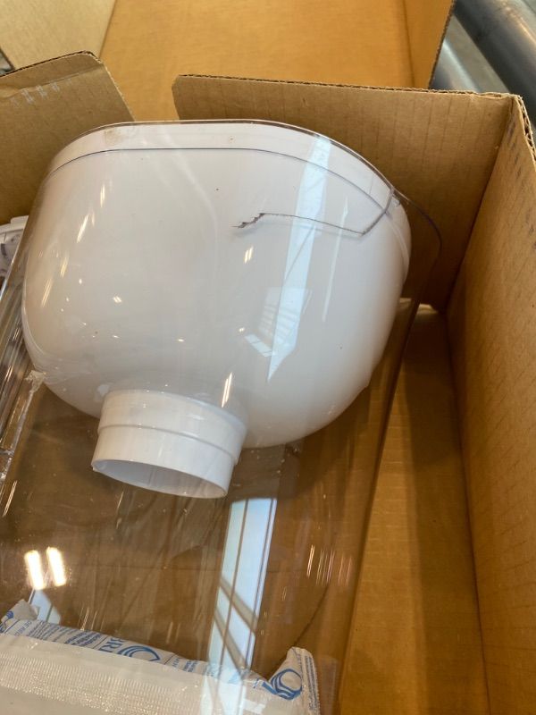 Photo 1 of **MINOR DAMAGE**
Brita Large Water Filter Pitcher for Tap and Drinking Water with SmartLight Change Indicator, Includes 1 Standard Filter, BPA-Free, Lasts 2 Months, 10-Cup Capacity, Bright White