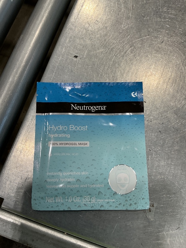 Photo 1 of *Partial Set - ONLY 1*
Neutrogena Hydro Boost Moisturizing & Hydrating 100% Hydrogel Sheet Mask, Face Mask for Dry Skin with Hyaluronic Acid, Gentle & Non-Comedogenic, 1 oz, 12 Pack