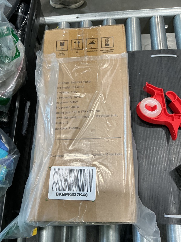 Photo 1 of *** SEE CLERK NOTES** Nut Milk Maker, 8 in 1 Homemade Automatic Plant-Based Milk, Soy Milk, Oat Milk, Almond Milk, Coconut Milk & More, Multifunctional/12 Hours Timer/Auto-Clean/Room Temp/Keep Warm/Boil/Room Temp/Low-Noise