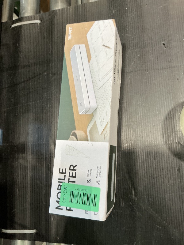 Photo 1 of *Untested*
iDPRT Portable Printer Wireless for Travel - Bluetooth Mobile Printer Support for 8.5"x11" US Letter, Inkless Compatible with iOS, Android, Laptop for Office, Car and Home (300DPI, White)