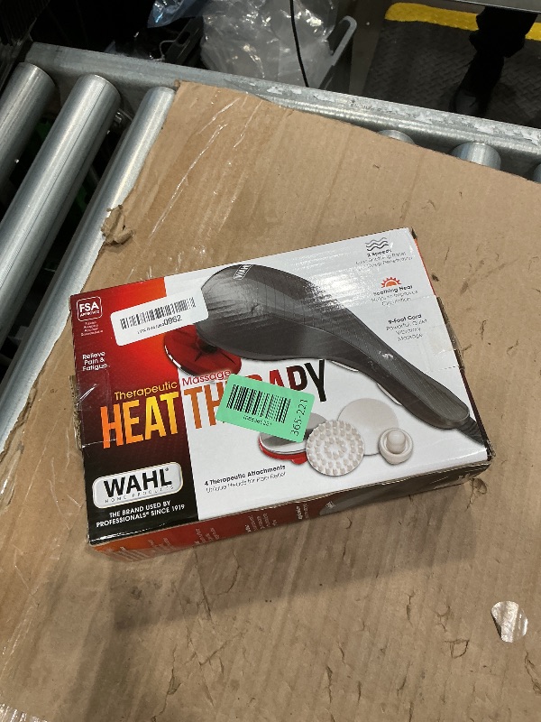 View 2 of *Missing Parts*
Wahl Heat Therapy Corded Vibratory Therapeutic Body Massager, Heated Handheld Massage Tool with Two Speeds, Relieve Neck, Shoulder, Muscle, Leg & Back Pain, Model 4196-1201