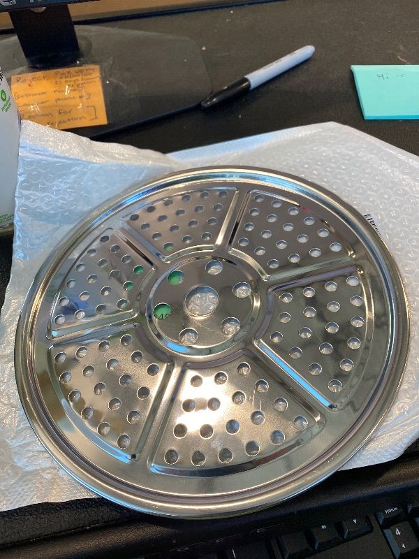 Photo 1 of ***MISSING LEGS*** WIVKFML Steamer Rack, Premium Stainless Steel Steamers Rack with Removable Stand, 8.6 Inches Pot Steaming Tray for Steamer Cookware Instant Pressure Cooker