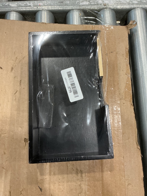 Photo 1 of **MINOR DAMAGE**
Guest Towel Napkin Holder, Wood Paper Hand Towel Holder Tray, Disposable Napkin Towel Holder Caddy, Flat Dinner Napkins Holder for Table, Napkin Holder for Kitchen Bathroom, Black Rectangular