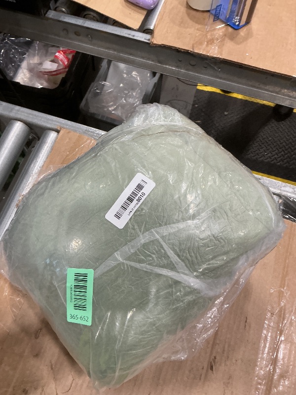 View 2 of **MINOR DAMAGE - USED**
HOMBYS Shredded Foam Yoga Bolster Pillow for Restorative Yoga & Meditation, Versatile Rectangular Yoga Support Pillow Premium Meditation Cushion with Washable Velvet Cover& Carry Handle (Green)