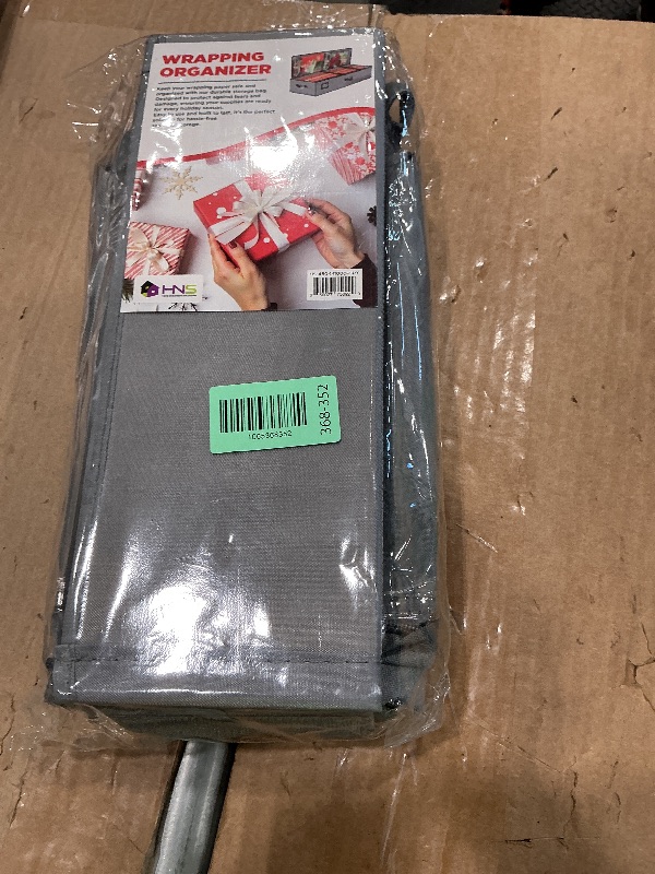 Photo 1 of *USED*
HOLDN’ STORAGE Premium Wrapping Paper Storage Container - Durable 600D Tear-Proof, Fits 27 Rolls Gift Wrap, Extra Pockets for Ribbons & Bows, Underbed Storage - Ideal for Holiday Christmas, Gray
