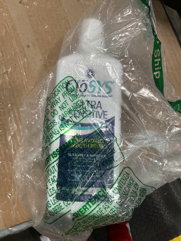 Photo 1 of *** SEE CLERK COMMENTS*** CloSYS Ultra Sensitive Mouthwash, Unflavored Alcohol Free, Dye Free, pH Balanced, Helps Soothe Entire Mouth – 32 Oz (Pack of 2)