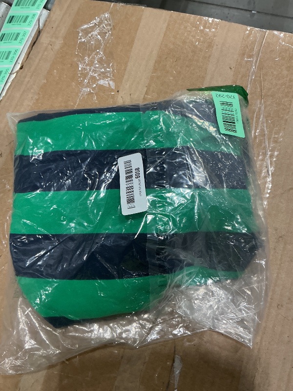 Photo 1 of * size unknown*Lenader Women Long Sleeve Striped Polo Shirt Oversized Collar Y2k Pullover T Shirt Casual Loose Streetwear Rugby Sweatshirt Green-Navy 