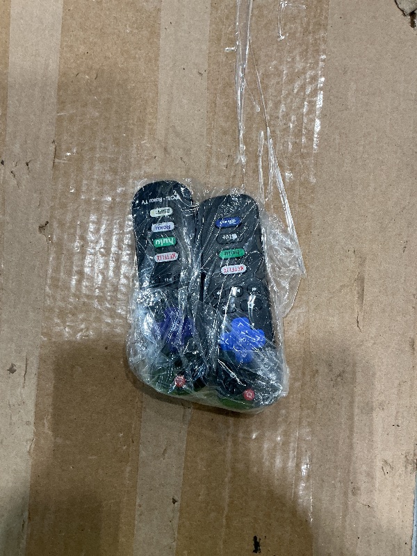 Photo 1 of (Pack of 2) Replacement Remote Control Only for Roku TV, Compatible for TCL Roku/Hisense Roku/Onn Roku/Sharp Roku/Element Roku/Westinghouse Roku/Philips Roku Smart TVs (Not for Roku Stick and Box)