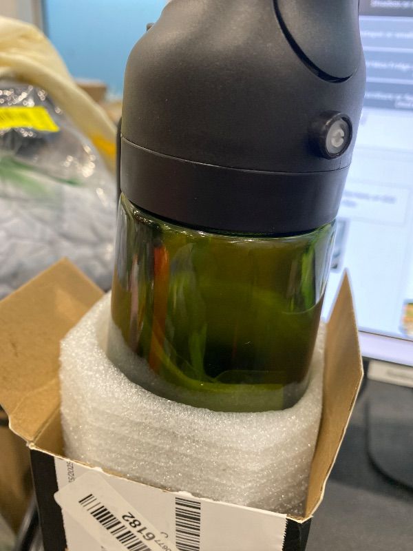 Photo 1 of *USED*
TrendPlain - Original 16oz/470ml Olive Oil Dispenser Bottle for Kitchen Gadgets and Air Fryer Accessories - Olive Oil Sprayer for Cooking w/Stickers - Black