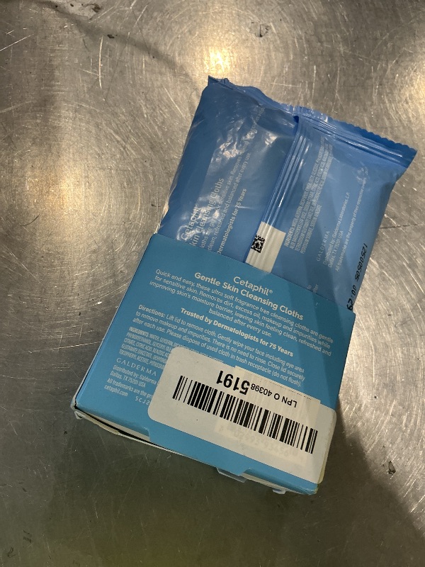 Photo 1 of ***MISSING PACKS*** Cetaphil Face and Body Wipes, Gentle Skin Cleansing Cloths, 25 Count (Pack of 3), for Dry, Sensitive Skin, Flip Top Closure, Great for the Gym, Travel, in the Car, Hypoallergenic, Fragrance Free