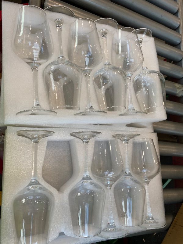 Photo 1 of *MISSING PARTS*
Wine Glasses Set of 11, 12oz Clear Red/White Wine Cup, Long Stem Wine Glasses for Party, Wedding and Home