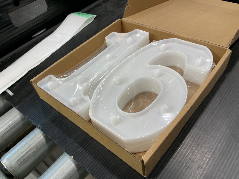 Photo 1 of 16th Birthday Decorations for Girls Boys,Sweet 16 Party Decorations for Centerpieces Table,Light Up Numbers Sweet 16 Sign for Party Backdrop Wall Decor for 16th Wedding Anniversary Decoration