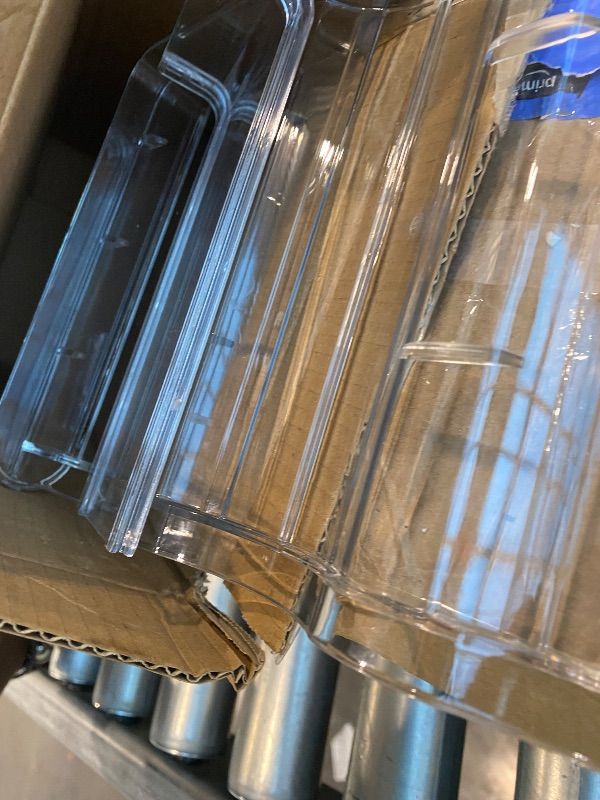 Photo 1 of *Lots of parts are missingspospo Stackable Water Bottle Organizer, Large Compartment Water Bottle Holder, Clear Water Bottle Organizer for Cabinet, Bottle Rack for Kitchen Organization and Storage