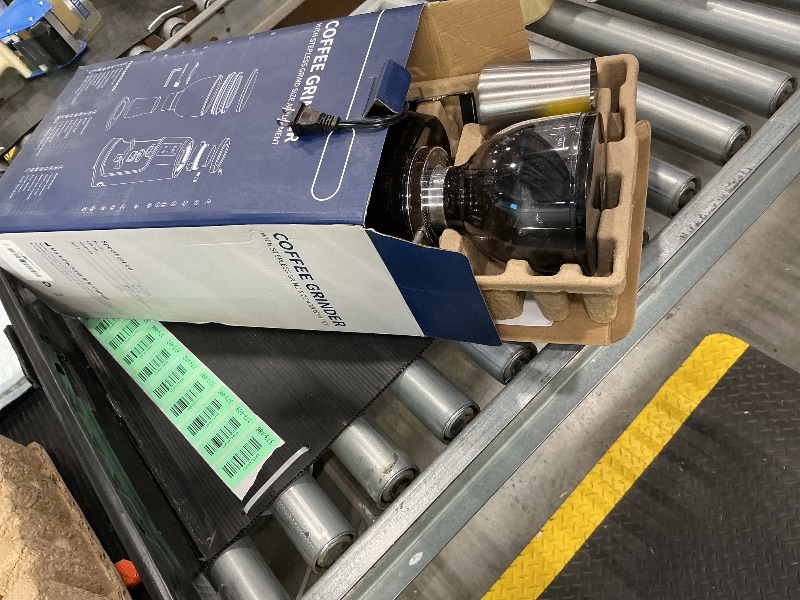 Photo 1 of *Minor Damage & Untested - See Clerk Notes*
SHARDOR Professional 64mm Burr Coffee Grinder with 100 Grind Settings and All-Metal Chamber, Coffee Bean Grinder with Adjustable Electronic Timer and LED Display, Anti-Static,Black